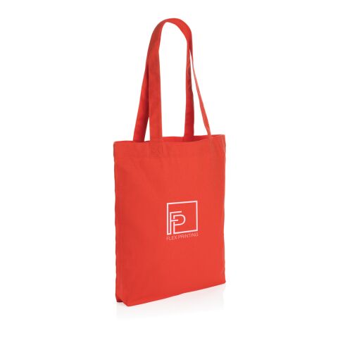 Impact Aware™ 285g/m² Tragetasche aus recyceltem Canvas Sattes Rot | ohne Werbeanbringung | Nicht verfügbar | Nicht verfügbar | Nicht verfügbar