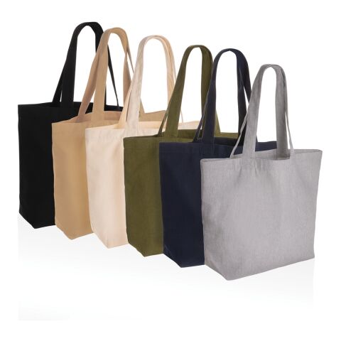 Impact Aware™ 240g/m² rcCanvas Shopper + Tasche, ungefärbt grau | ohne Werbeanbringung | Nicht verfügbar | Nicht verfügbar | Nicht verfügbar