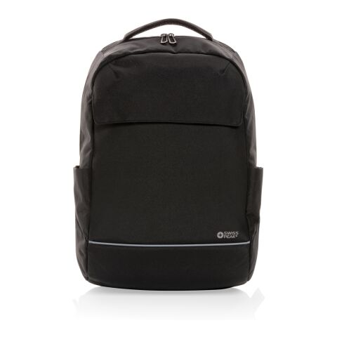 Swiss Peak Brooke AWARE™ 15,6&quot; Laptop-Rucksack aus rPET schwarz | ohne Werbeanbringung | Nicht verfügbar | Nicht verfügbar | Nicht verfügbar