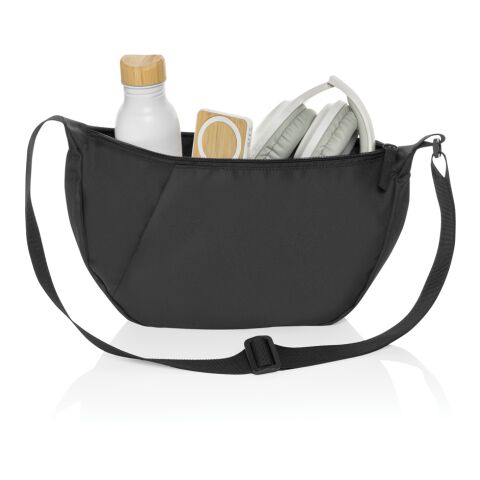 Crescent XL AWARE™ RPET Half-Moon Sling Tasche schwarz | ohne Werbeanbringung | Nicht verfügbar | Nicht verfügbar | Nicht verfügbar