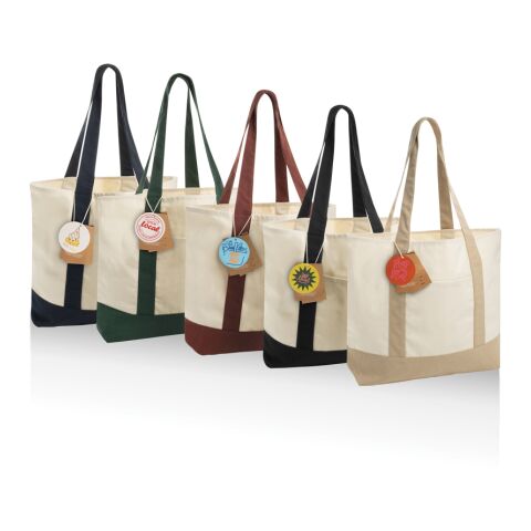 SHOP LOCAL AWARE™ Tasche aus recycelter Baumwolle, 350g/m² weiß