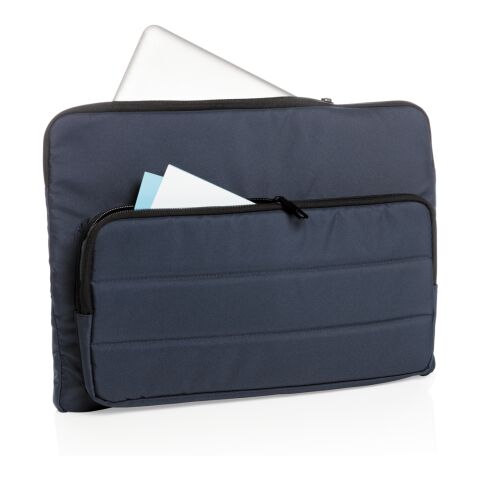 Impact AWARE™ RPET 15,6" Laptop-Sleeve marineblau | ohne Werbeanbringung | Nicht verfügbar | Nicht verfügbar