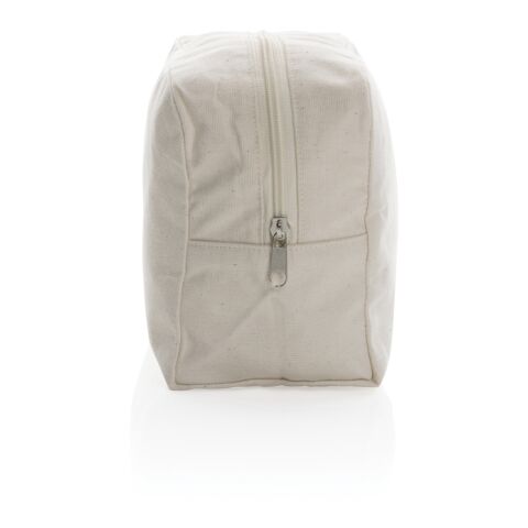 Impact Aware™ 285g/m² Kosmetiktasche aus ungefärbtem Canvas weiß | ohne Werbeanbringung | Nicht verfügbar | Nicht verfügbar | Nicht verfügbar