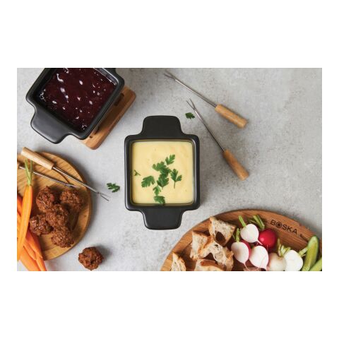 BOSKA Tapas Fondue Nero, 300 ml schwarz-braun | ohne Werbeanbringung | Nicht verfügbar | Nicht verfügbar