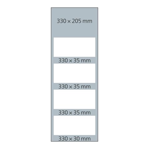 4-Monatskalender Mehrblock Profil 4 RECYCLING Schrift modern Hellgrau | 330 × 900 mm | ohne Werbeanbringung | Nicht verfügbar | Nicht verfügbar | Nicht verfügbar