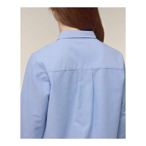 POD Stanley&amp;Stella - Stella Oxford Shirt blau | 3XL | DTF Linke Brust