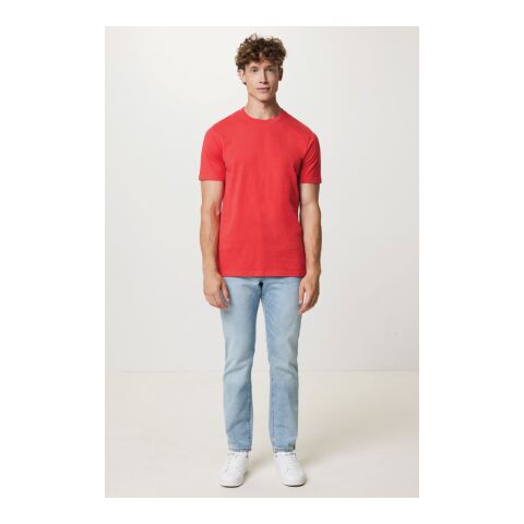 IQONIQ Brett T-Shirt aus recycelter Baumwolle Sattes Rot | XS | ohne Werbeanbringung | Nicht verfügbar | Nicht verfügbar | Nicht verfügbar