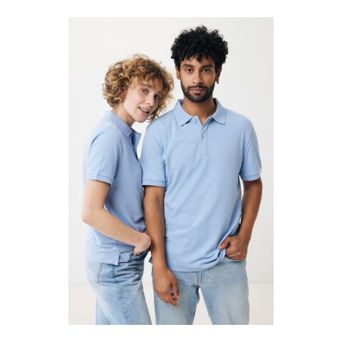 IQONIQ Yosemite Piqué-Poloshirt aus recycelter Baumwolle himmelblau | XXL | ohne Werbeanbringung | Nicht verfügbar | Nicht verfügbar | Nicht verfügbar