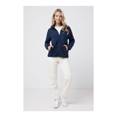 Iqoniq Talung Mikrofleece Jacke aus recyceltem Polyester navy blau | XXS