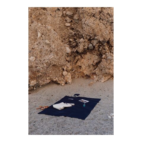 VINGA Volonne AWARE™ Picknickdecke aus recyceltem Canvas blau-off white | ohne Werbeanbringung | Nicht verfügbar | Nicht verfügbar | Nicht verfügbar