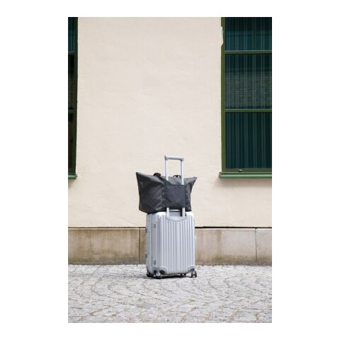 VINGA Livorno Wochenendtasche aus GRS recyceltem Polyester schwarz | ohne Werbeanbringung | Nicht verfügbar | Nicht verfügbar