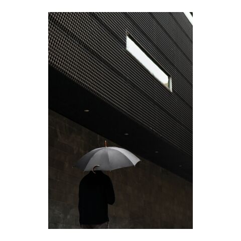 VINGA Bosler AWARE™ Regenschirm aus recyceltem PET schwarz | ohne Werbeanbringung | Nicht verfügbar | Nicht verfügbar