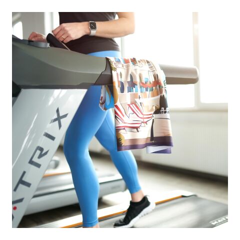 ActiveTowel® Sports Microfaser Sporthandtuch mit individuellem Schuber, All-Inclusive-Paket ohne Werbeanbringung | 130 x 70 cm