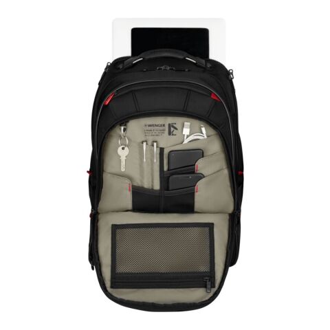 Wenger Carbon Pro Business-Rucksack mit 15.6&quot; Laptop-Hülle
und Tablet-Fach schwarz | ohne Werbeanbringung