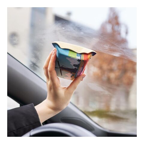 rPET CarKoser® 2in1 Premium Scheibenschwamm, All-Inclusive-Paket 14 x 9 x 4 cm | ohne Werbeanbringung | Banderole