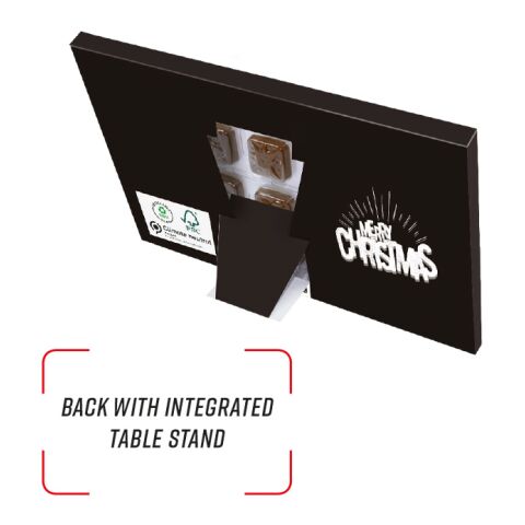 Classic Tisch Adventskalender ohne Werbeanbringung | 24 Vollmilch Schokotäfelchen