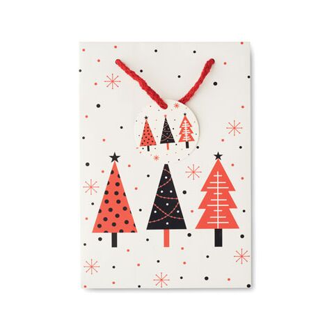 Geschenkpapiertüte, klein weiß | ohne Werbeanbringung | Nicht verfügbar | Nicht verfügbar