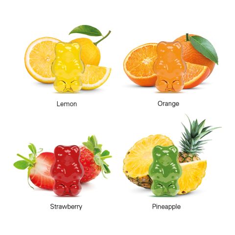 Tetraeder 15 g Trolli Fruchtgummi Standardformen weiß | ohne Werbeanbringung | Fußbälle | Folie, weiß