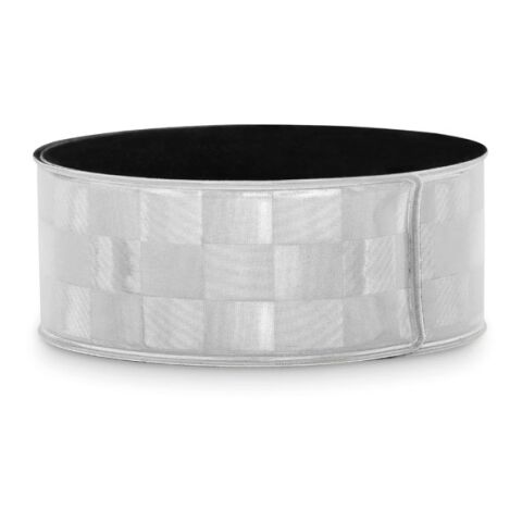 Snap-Reflektorband mit Samtrückseite silber | ohne Werbeanbringung | Nicht verfügbar | Nicht verfügbar