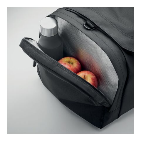 Große Sporttasche 300D RPET schwarz | ohne Werbeanbringung | Nicht verfügbar | Nicht verfügbar | Nicht verfügbar