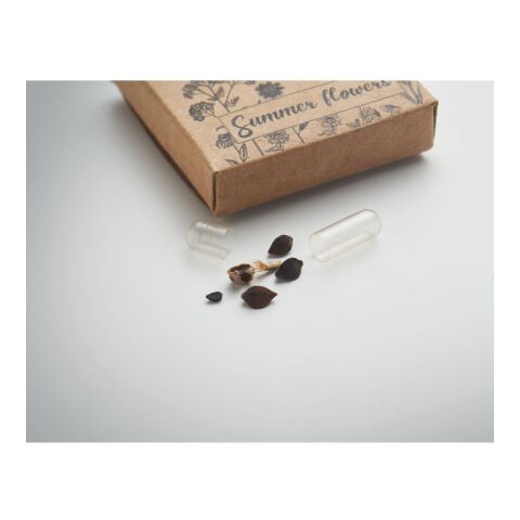 Samen Sommerblumen beige | ohne Werbeanbringung | Nicht verfügbar | Nicht verfügbar | Nicht verfügbar