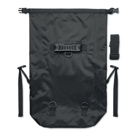 Rolltop-Tasche RPET schwarz | ohne Werbeanbringung | Nicht verfügbar | Nicht verfügbar | Nicht verfügbar