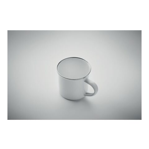 Emaille-Becher Subli 200 ml weiß | ohne Werbeanbringung | Nicht verfügbar | Nicht verfügbar | Nicht verfügbar