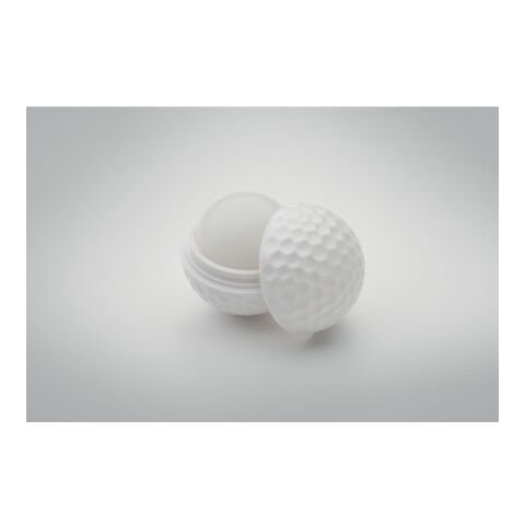 Lippenbalsam Golfball weiß | ohne Werbeanbringung | Nicht verfügbar | Nicht verfügbar