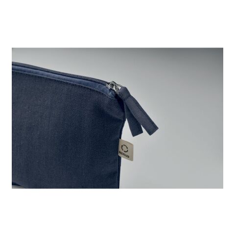 Kosmetiktasche 320 g/m² blau | ohne Werbeanbringung | Nicht verfügbar | Nicht verfügbar | Nicht verfügbar