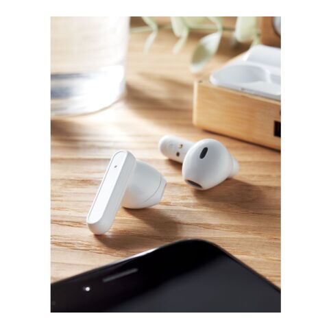 TWS 5.3 wireless Ohrhörer-Set holzfarben | ohne Werbeanbringung | Nicht verfügbar | Nicht verfügbar | Nicht verfügbar