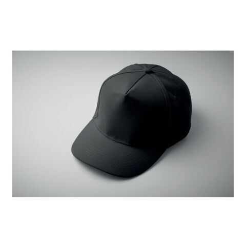 Baseball Kappe 5 Panels schwarz | ohne Werbeanbringung | Nicht verfügbar | Nicht verfügbar | Nicht verfügbar