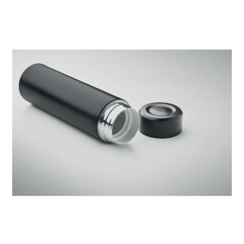 Doppelwandige Flasche 420 ml schwarz | ohne Werbeanbringung | Nicht verfügbar | Nicht verfügbar | Nicht verfügbar