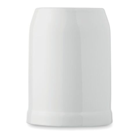 Bierkrug Sublimation 500 ml weiß | ohne Werbeanbringung | Nicht verfügbar | Nicht verfügbar