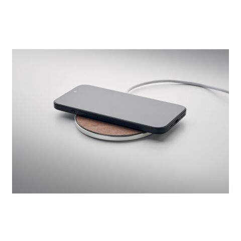 Kabellose Ladestation 15W holzfarben | ohne Werbeanbringung | Nicht verfügbar | Nicht verfügbar | Nicht verfügbar