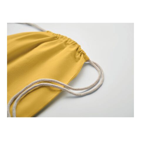 Kordelzugbeutel Fairtrade 180g gelb | ohne Werbeanbringung | Nicht verfügbar | Nicht verfügbar | Nicht verfügbar