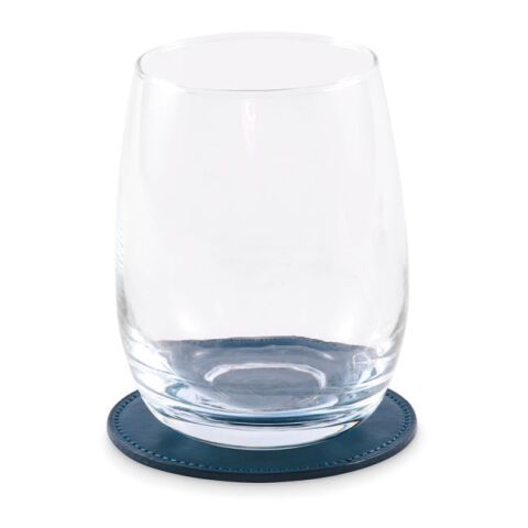 Runder Untersetzer PU marineblau | ohne Werbeanbringung | Nicht verfügbar | Nicht verfügbar | Nicht verfügbar