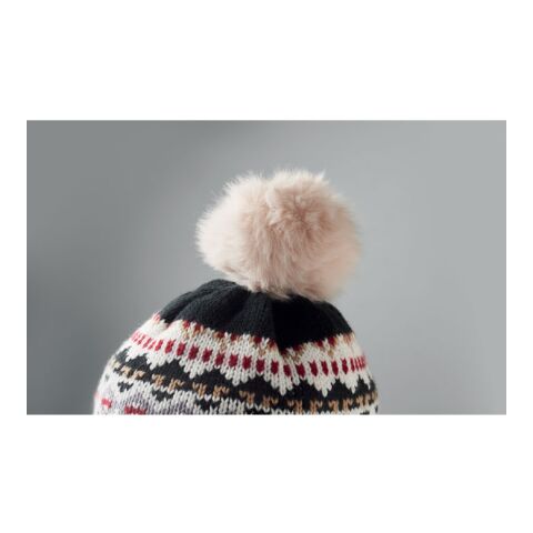 Gestrickte Ohrenmütze schwarz | ohne Werbeanbringung | Nicht verfügbar | Nicht verfügbar | Nicht verfügbar