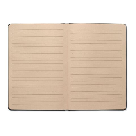 DINA5 Notizbuch Zuckerrohr PLA schwarz | ohne Werbeanbringung | Nicht verfügbar | Nicht verfügbar