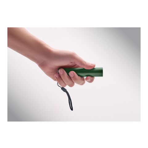 Wiederaufladbare Taschenlampe dunkelgrün | ohne Werbeanbringung | Nicht verfügbar | Nicht verfügbar