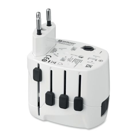 Skross PRO 3-Pole World weiß | ohne Werbeanbringung | Nicht verfügbar | Nicht verfügbar | Nicht verfügbar