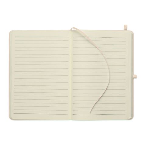 DIN A5 Notizbuch recy. PU Aus Weiß