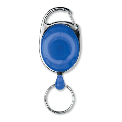 Einziehbarer Ausweishalter blau