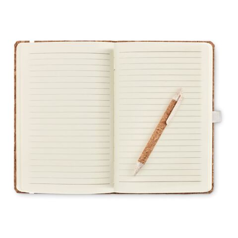 DIN A5 Kork Notizbuch Set beige | ohne Werbeanbringung | Nicht verfügbar | Nicht verfügbar | Nicht verfügbar