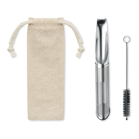 Tee-Ei aus Edelstahl mattsilber | ohne Werbeanbringung | Nicht verfügbar | Nicht verfügbar | Nicht verfügbar