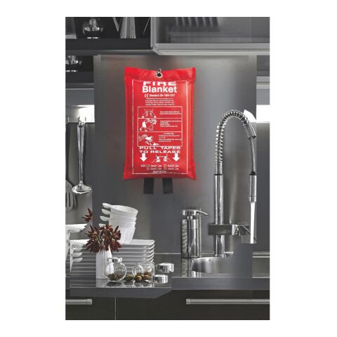 Feuer-Löschdecke aus Glasfasergewebe rot | ohne Werbeanbringung | Nicht verfügbar | Nicht verfügbar | Nicht verfügbar