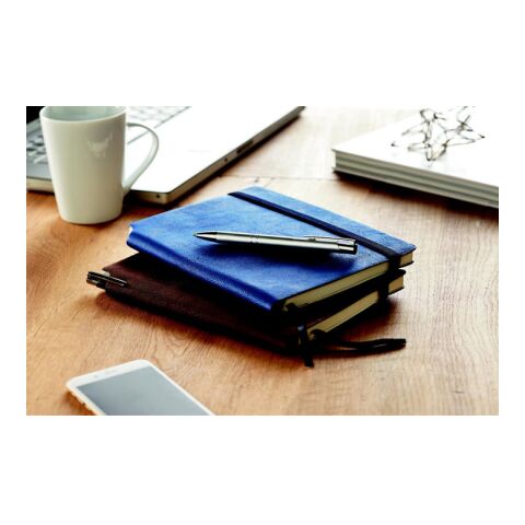 Notizbuch mit PU Cover blau | ohne Werbeanbringung | Nicht verfügbar | Nicht verfügbar