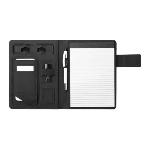 DIN A5 Portfolio &amp; Powerbank schwarz | ohne Werbeanbringung | Nicht verfügbar | Nicht verfügbar | Nicht verfügbar