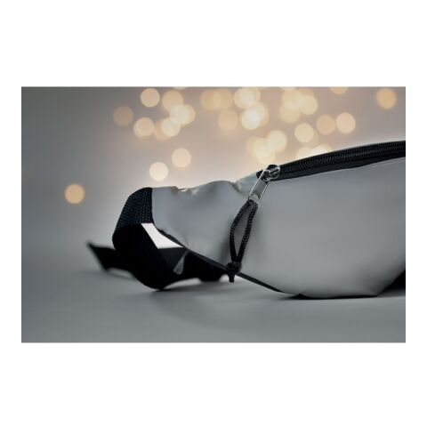 Reflektierende Gürteltasche mattsilber | ohne Werbeanbringung | Nicht verfügbar | Nicht verfügbar