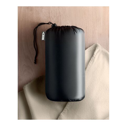 RPET Fleece-Reisedecke beige | ohne Werbeanbringung | Nicht verfügbar | Nicht verfügbar | Nicht verfügbar