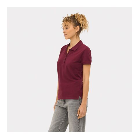 PASSION DAMEN POLO 170g burgunder | L